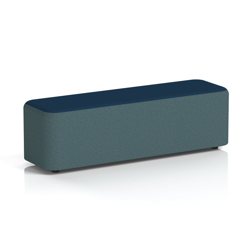 Harlestone Rectangular Stool in Two Tone - Large Rectangular X2 - Polygon Body Calculus Top - Homesplex