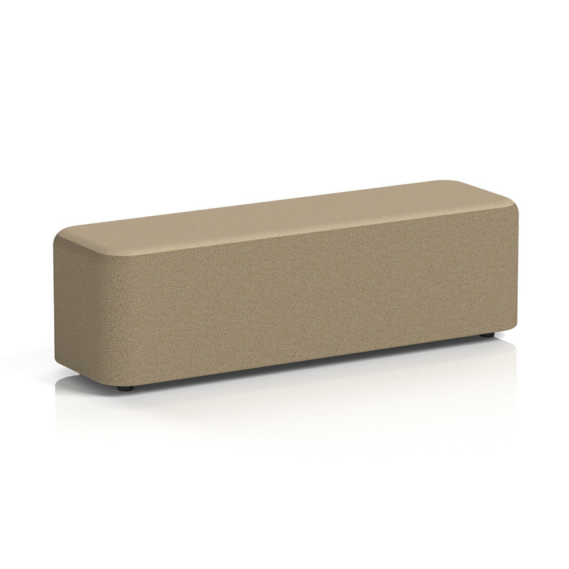 Harlestone Rectangular Stool in Two Tone - Large Rectangular Main Line Flax - Bank Body Upminster Top - Homesplex