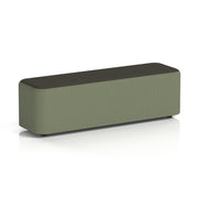 Harlestone Rectangular Stool in Two Tone - Large Rectangular Main Line Flax - Monument Body Temple Top - Homesplex
