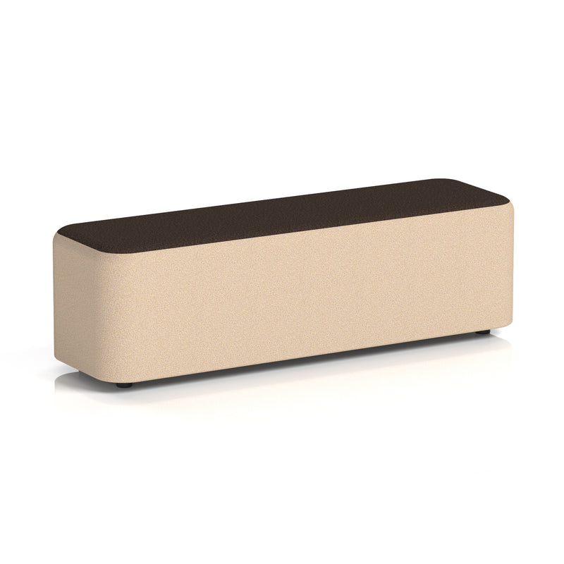 Harlestone Rectangular Stool in Two Tone - Large Rectangular Synergy - Affix Body Wed Top - Homesplex