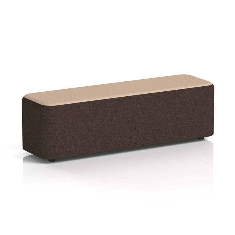 Harlestone Rectangular Stool in Two Tone - Large Rectangular Synergy - Wed Body Affix Top - Homesplex