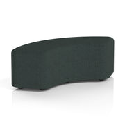 Harlestone Curved Stool in Single Tone - 90 Degree Rivet - Charcoal - Homesplex