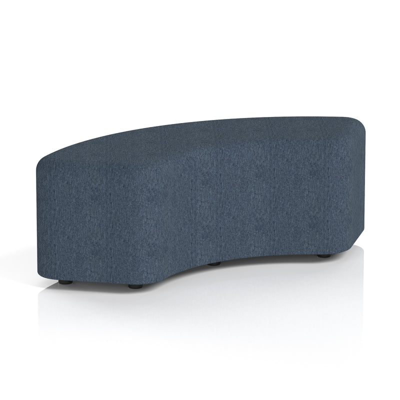 Harlestone Curved Stool in Single Tone - 90 Degree Rivet - Crucible - Homesplex