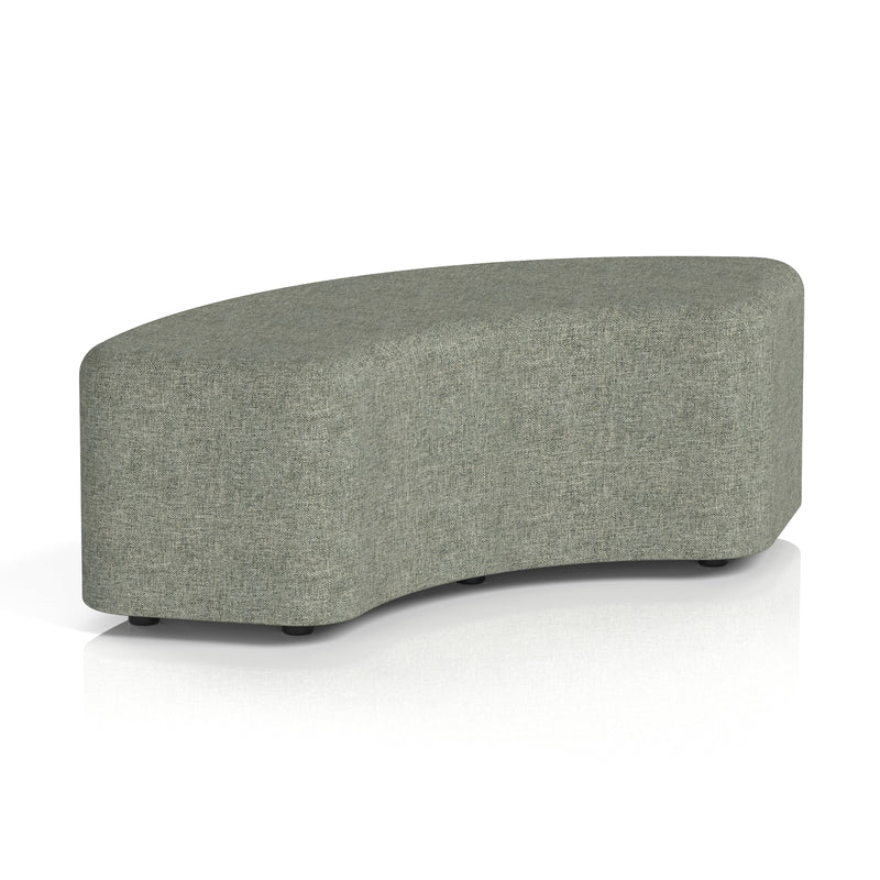 Harlestone Curved Stool in Single Tone - 90 Degree Rivet - Vitreous - Homesplex