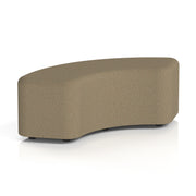 Harlestone Curved Stool in Single Tone - 90 Degree Main Line Flax - Bank - Homesplex