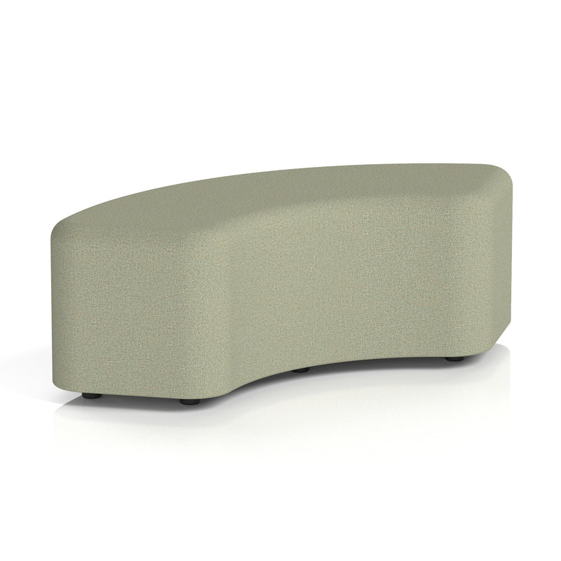 Harlestone Curved Stool in Single Tone - 90 Degree Main Line Flax - Newbury - Homesplex