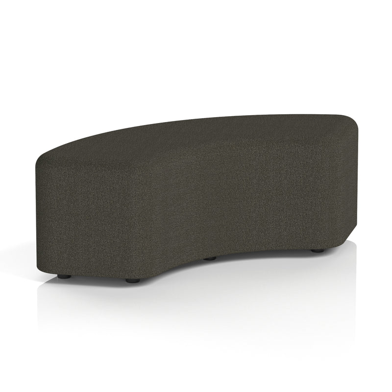Harlestone Curved Stool in Single Tone - 90 Degree Main Line Flax - Temple - Homesplex