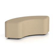 Harlestone Curved Stool in Single Tone - 90 Degree Main Line Flax - Upminster - Homesplex