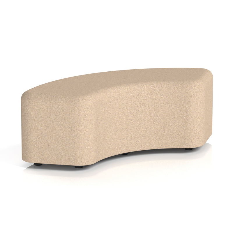 Harlestone Curved Stool in Single Tone - 90 Degree Synergy - Affix - Homesplex