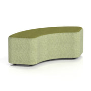 Harlestone Curved Stool in Two Tone - 90 Degree Rivet - Burnish Body Olive Top - Homesplex