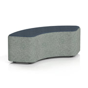 Harlestone Curved Stool in Two Tone - 90 Degree Rivet - Prime Body Crucible Top - Homesplex