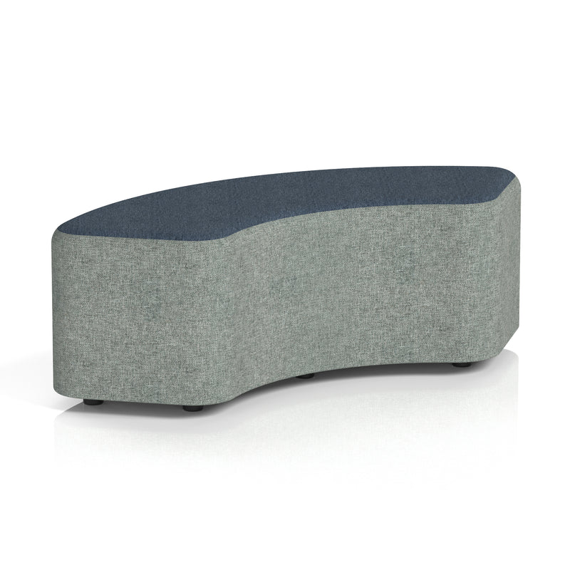 Harlestone Curved Stool in Two Tone - 90 Degree Rivet - Prime Body Crucible Top - Homesplex