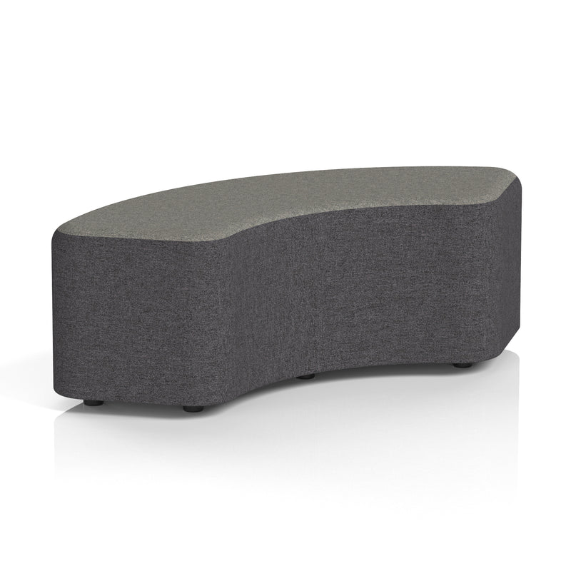 Harlestone Curved Stool in Two Tone - 90 Degree X2 - Arithmetic Body Number Top - Homesplex