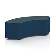 Harlestone Curved Stool in Two Tone - 90 Degree X2 - Calculus Body Polygon Top - Homesplex