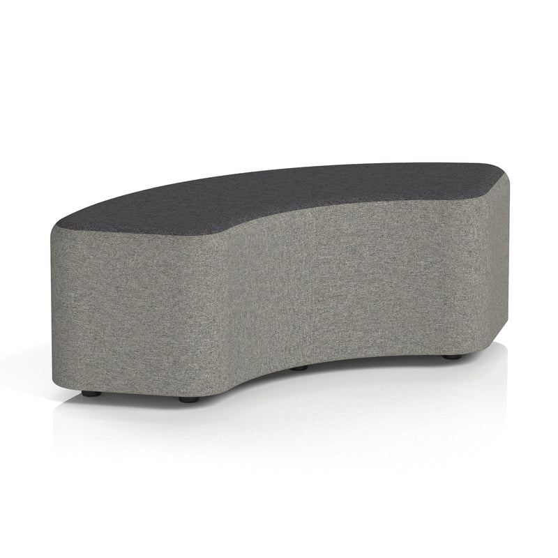 Harlestone Curved Stool in Two Tone - 90 Degree X2 - Number Body Arithmetic Top - Homesplex