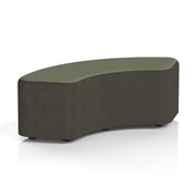 Harlestone Curved Stool in Two Tone - 90 Degree Main Line Flax - Temple Body Monument Top - Homesplex