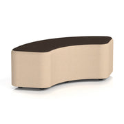 Harlestone Curved Stool in Two Tone - 90 Degree Synergy - Affix Body Wed Top - Homesplex