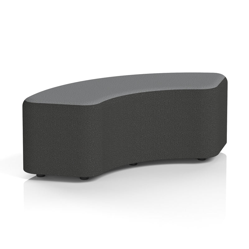 Harlestone Curved Stool in Two Tone - 90 Degree Synergy - Mix Body Partner Top - Homesplex