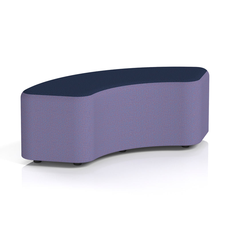 Harlestone Curved Stool in Two Tone - 90 Degree Synergy - Order Body Alike Top - Homesplex