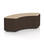 Harlestone Curved Stool in Two Tone - 90 Degree Synergy - Wed Body Affix Top - Homesplex