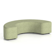 Harlestone Curved Stool in Single Tone - 180 Degree Rivet - Burnish - Homesplex