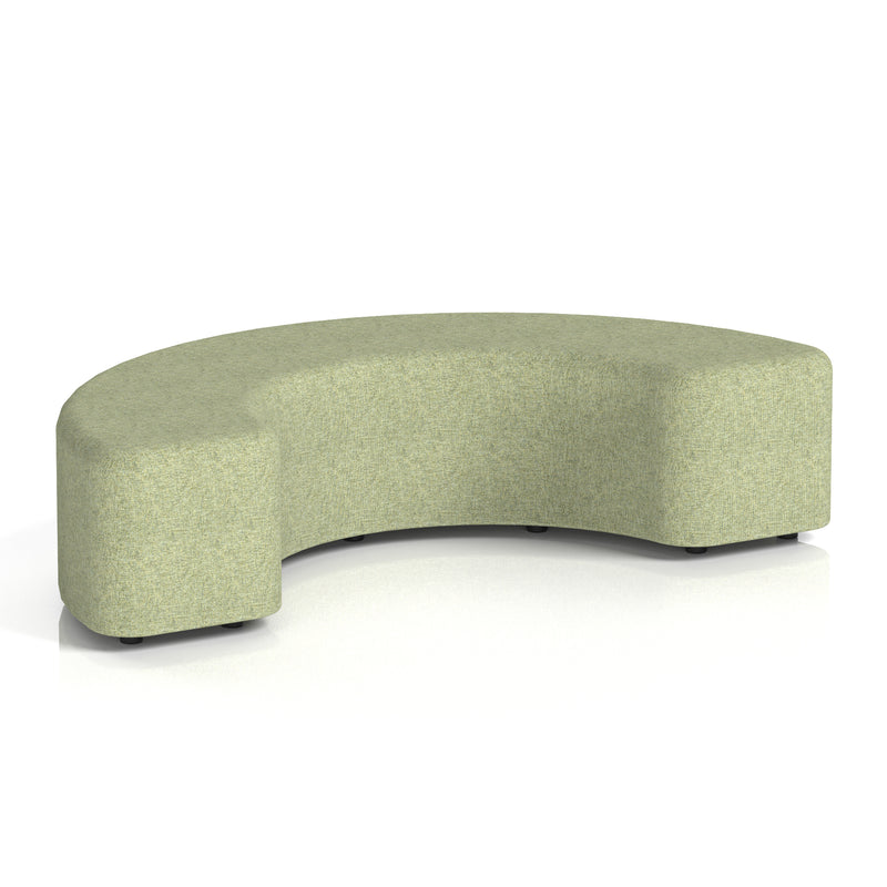 Harlestone Curved Stool in Single Tone - 180 Degree Rivet - Burnish - Homesplex