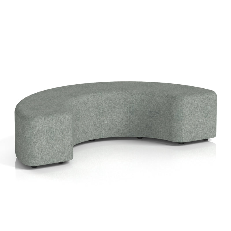 Harlestone Curved Stool in Single Tone - 180 Degree Rivet - Prime - Homesplex