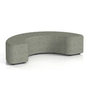 Harlestone Curved Stool in Single Tone - 180 Degree Rivet - Vitreous - Homesplex