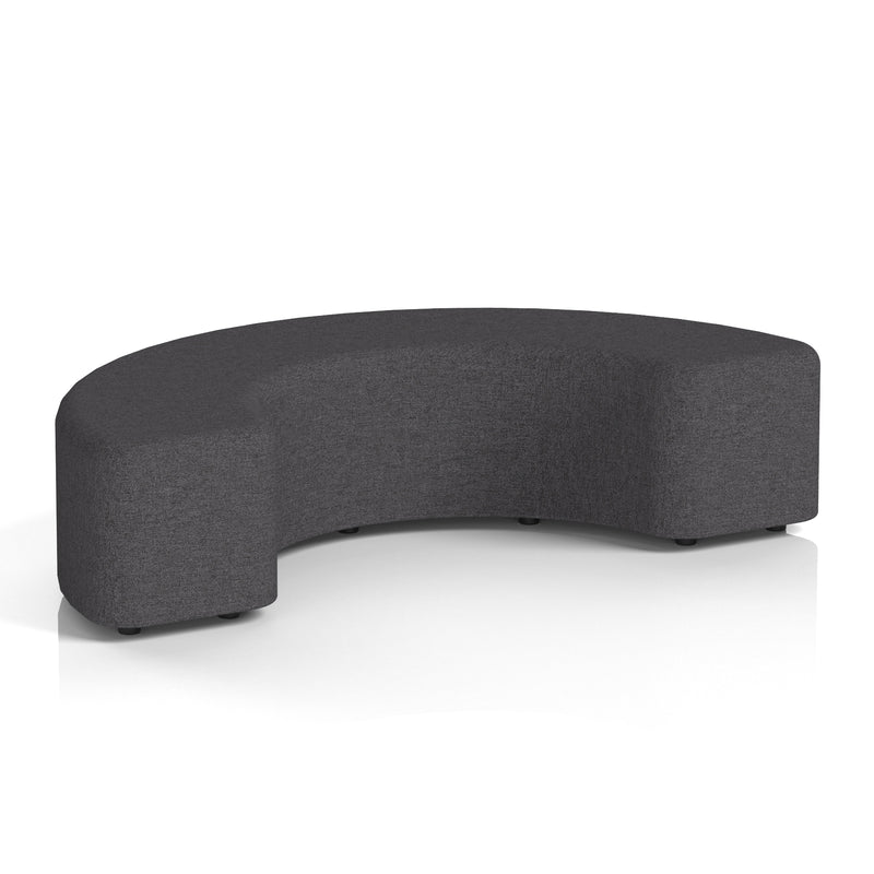 Harlestone Curved Stool in Single Tone - 180 Degree X2 - Arithmetic - Homesplex