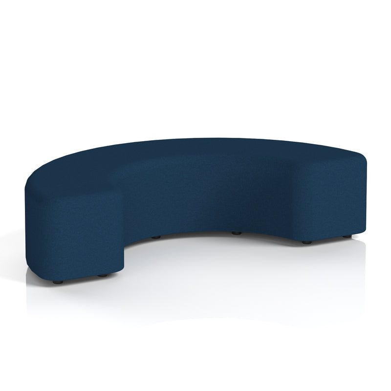 Harlestone Curved Stool in Single Tone - 180 Degree X2 - Calculus - Homesplex