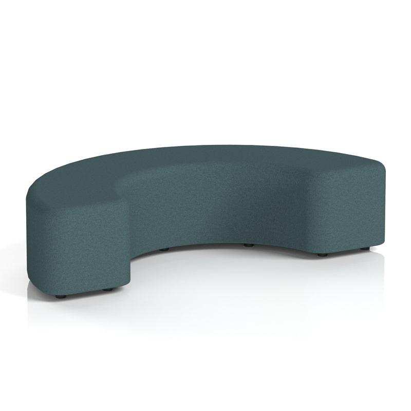 Harlestone Curved Stool in Single Tone - 180 Degree X2 - Polygon - Homesplex