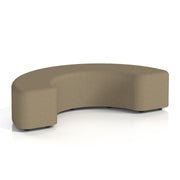 Harlestone Curved Stool in Single Tone - 180 Degree Main Line Flax - Bank - Homesplex