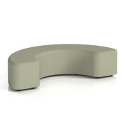 Harlestone Curved Stool in Single Tone - 180 Degree Main Line Flax - Newbury - Homesplex