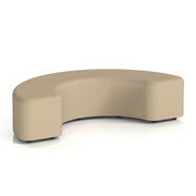 Harlestone Curved Stool in Single Tone - 180 Degree Main Line Flax - Upminster - Homesplex