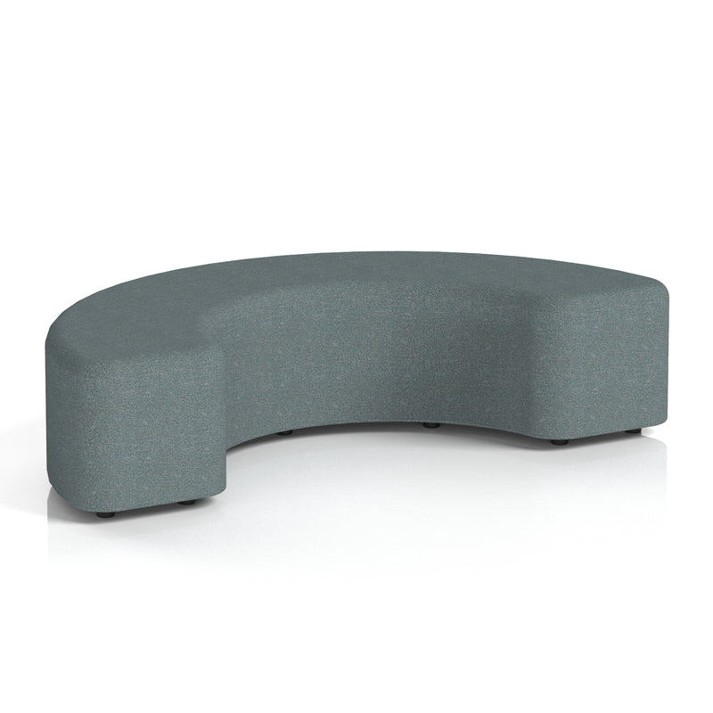 Harlestone Curved Stool in Single Tone - 180 Degree Main Line Flax - Westminster - Homesplex