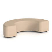 Harlestone Curved Stool in Single Tone - 180 Degree Synergy - Affix - Homesplex