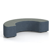 Harlestone Curved Stool in Two Tone - 180 Degree Rivet - Crucible Body Prime Top - Homesplex