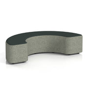 Harlestone Curved Stool in Two Tone - 180 Degree Rivet - Prime Body Crucible Top - Homesplex