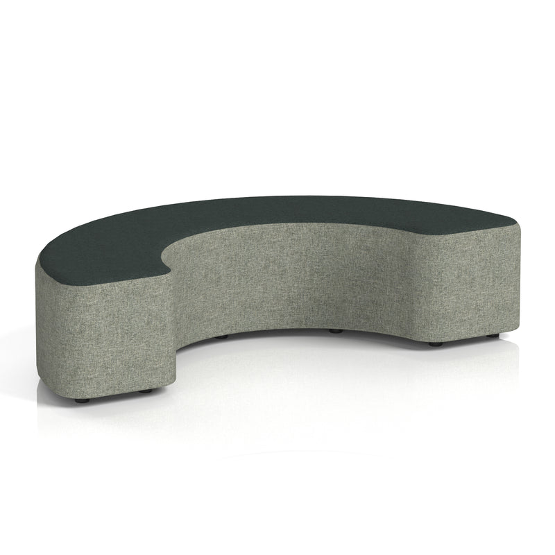 Harlestone Curved Stool in Two Tone - 180 Degree Rivet - Prime Body Crucible Top - Homesplex