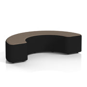 Harlestone Curved Stool in Two Tone - 180 Degree X2 - Diameter Body Theory Top - Homesplex