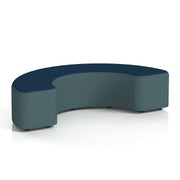 Harlestone Curved Stool in Two Tone - 180 Degree X2 - Polygon Body Calculus Top - Homesplex
