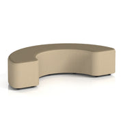 Harlestone Curved Stool in Two Tone - 180 Degree Main Line Flax - Upminster Body Bank Top - Homesplex