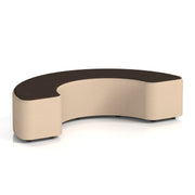 Harlestone Curved Stool in Two Tone - 180 Degree Synergy - Affix Body Wed Top - Homesplex