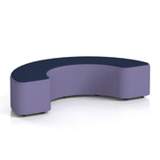 Harlestone Curved Stool in Two Tone - 180 Degree Synergy - Order Body Alike Top - Homesplex