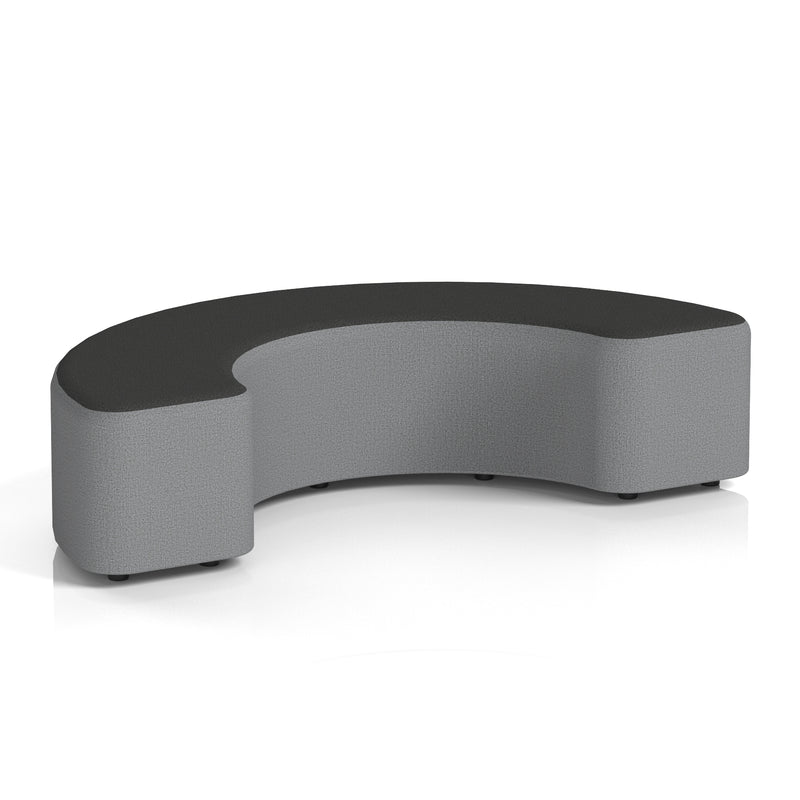 Harlestone Curved Stool in Two Tone - 180 Degree Synergy - Partner Body Mix Top - Homesplex