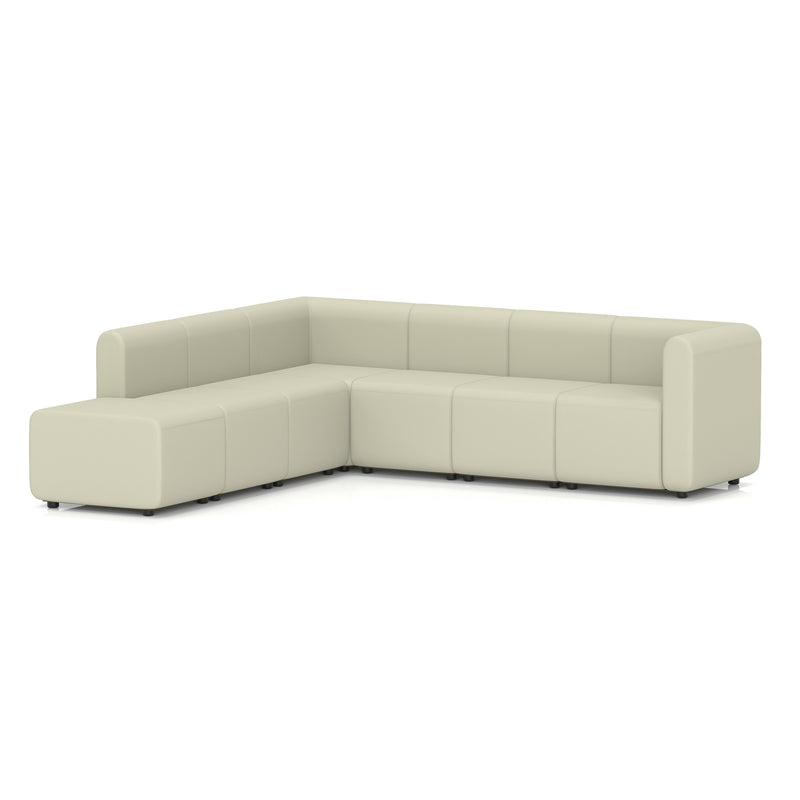 Mawsley Modular Seating Set - L-Shaped Corner Sofa - Left Arm Chaise End - Era - Futurist - Homesplex
