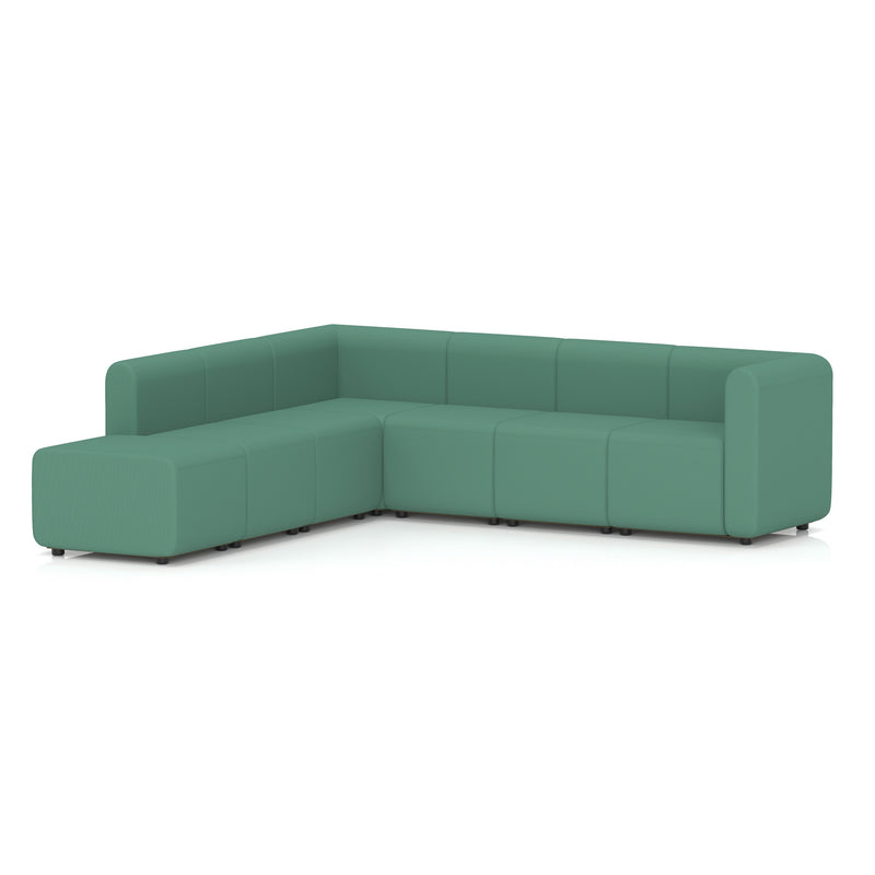 Mawsley Modular Seating Set - L-Shaped Corner Sofa - Left Arm Chaise End - Era - Rest - Homesplex