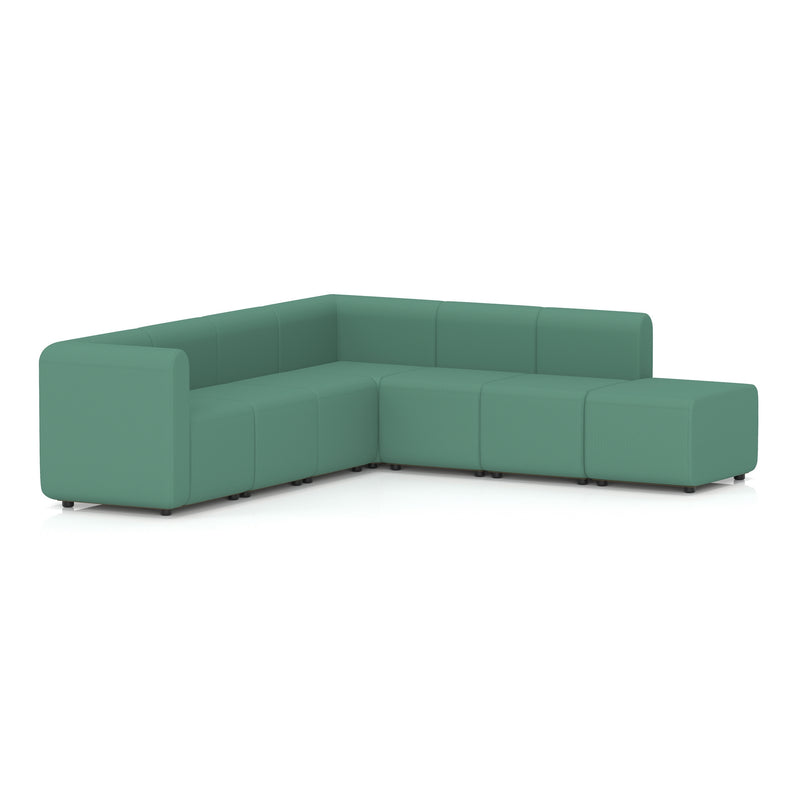 Mawsley Modular Seating Set - L-Shaped Corner Sofa - Right Arm Chaise End - Era - Rest - Homesplex