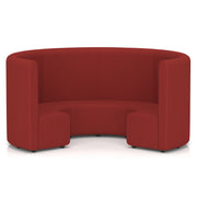 Mawsley Modular Seating Set - Circular Booth - High Back - No Table - Era - Extent - Homesplex