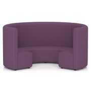Mawsley Modular Seating Set - Circular Booth - High Back - No Table - Era - Prime - Homesplex